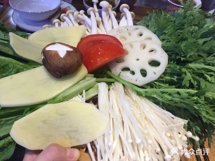 大宅门火锅(珠江新城店)-时蔬拼盘图片-广州美食-大众点评网