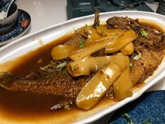 深海黄鱼年糕-径山十八道·风味民间菜(杭州总店)
