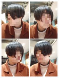 漂染后洗头修剪后最终效果-MyStyle美发沙龙