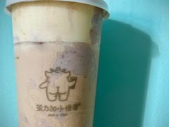 豆乳厚芋泥奶茶-茶力的小怪兽(梅林卓悦汇店)