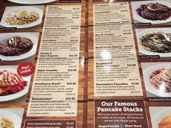 菜单-Pancakes on the rocks(Darling Harbour)