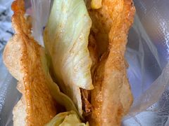 -小红车炸蛋葱油饼