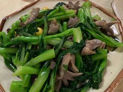 鸡什炒菜心-区海鸡场饭店(石壁店)