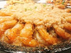 石板蒜蓉虾（大）-小菜园新徽菜(马鞍山金鹰店)