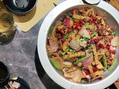 香辣肥肠鸡-嘎嘎鸭脑壳(蜀汉路店)