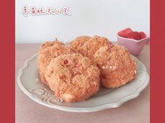 草莓脆松小贝-詹记桃酥(百盛店)