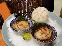 柴木汁矶煮活鲍鱼-夫子道刺身