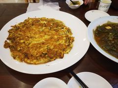 槐花虾皮涨蛋-鸿运酒楼