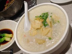 鲜虾瑶柱咸猪骨粥（碗）-吉旺港式餐厅(南方商城店)
