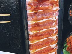 调味猪五花-九田家黑牛烤肉料理(太奥广场店)