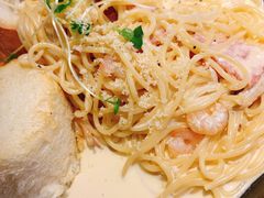 面包奶油意面-机器人火炉披萨