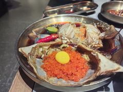-草家酱蟹炭火烤肉店(珲春南路一店)