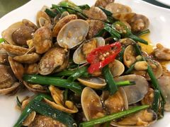 姜葱炒花甲-皓景海鲜·地标美食(双月湾店)