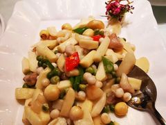 沙葱炒鸡蛋-吴越荣记苏州菜·松鼠桂鱼100%活鱼现做(斜塘老街店)