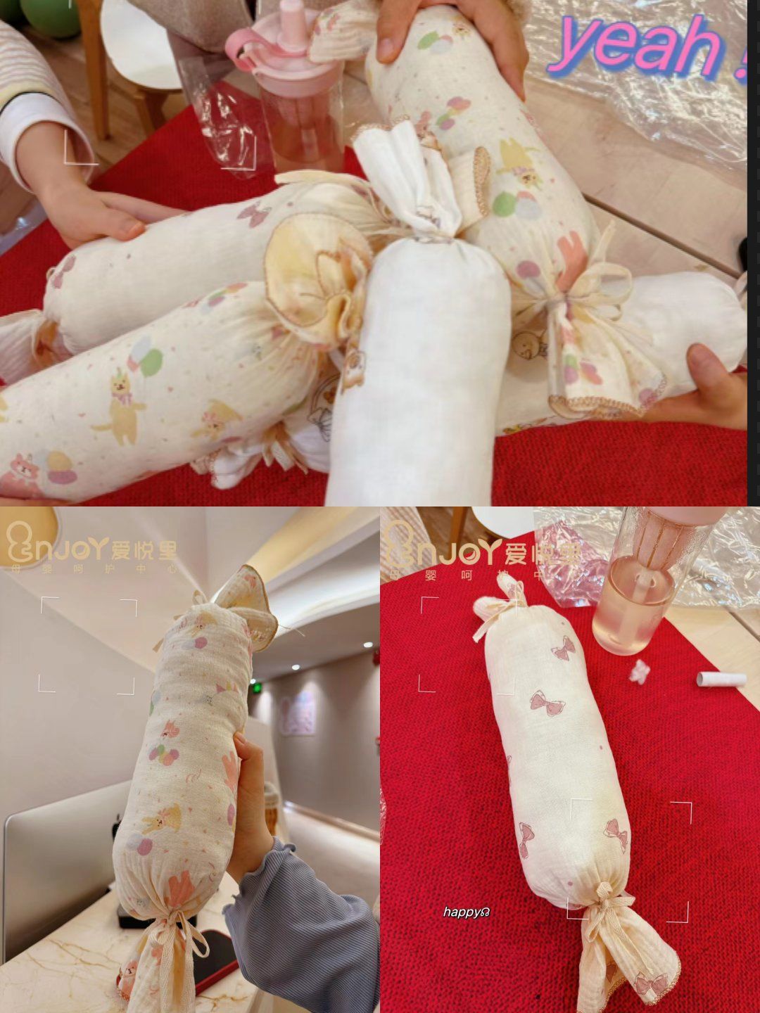 宝妈手作糖果枕