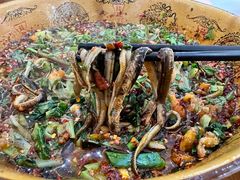 老板娘亲自拌匀的鳝丝-乐山第一家临江鳝丝(茶坊路店)