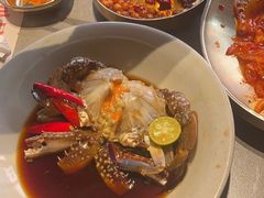 -草家酱蟹炭火烤肉店(珲春南路一店)