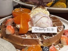 暖栗甜柿松饼-有序Orderly融合西餐·咖啡(运河外滩店)