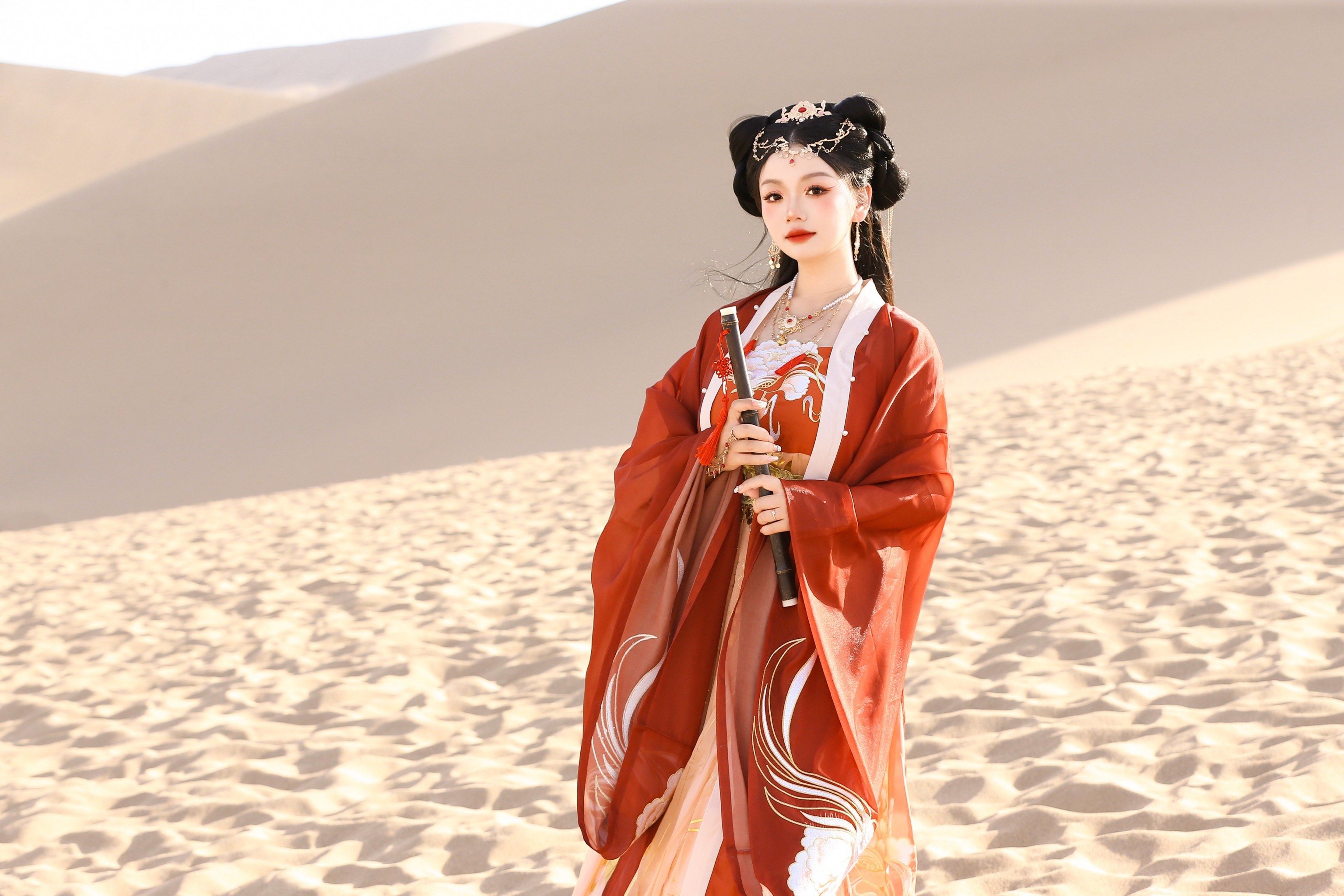 敦煌写真,飞天,汉服