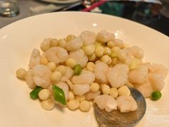 鸡头米炒虾仁-忆家名门·上海菜(徐家汇店)