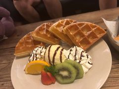水果冰淇淋松饼-漫咖啡(浏阳河店)
