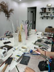 -烬·烧玻璃diy灯工玻璃艺术·银饰工作室