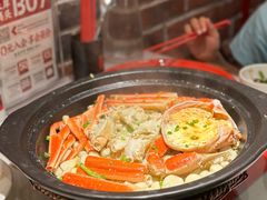 一蟹两吃长脚蟹-恭喜上堓砂锅焗·海鲜大排档(闵行龙湖店)