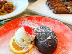 熔岩巧克力配冰淇淋-IL Forno 意坊·意大利餐厅(温州万象城店)