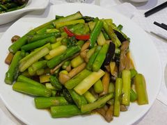双菇炒芦笋-新洪记·丽久饭店(铁西店)
