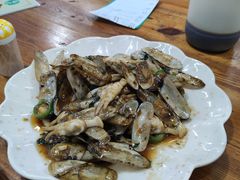 紫苏豉汁炒圣子-南记食粥坊·宵夜大排档(岭南分店)
