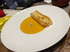 香浓奶油南瓜汤-喜洲吧·江畔老船厂·庭院餐厅(喜临院店)