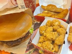 -百富烤霸 烤鸡汉堡(喀什西路华润店)