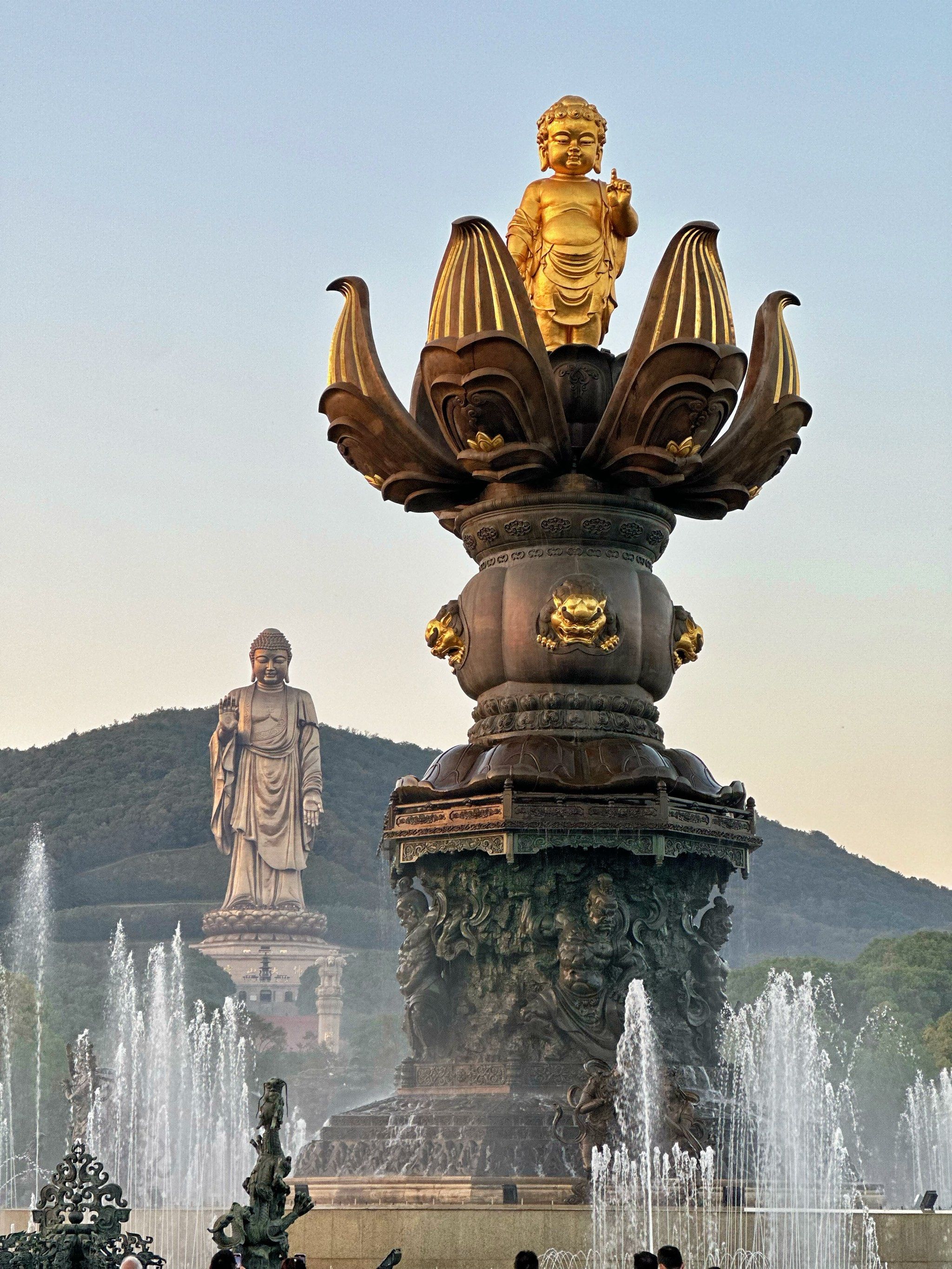 今日虔诚一日游灵山大佛