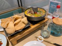 酸汤肥牛配虾片-芷兰江浙精菜馆(人民东路店)