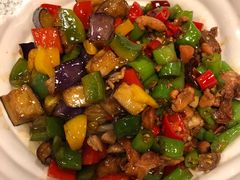 茄子肉丁小公鸡双拼拌面-文三里屯面馆(三里屯店)