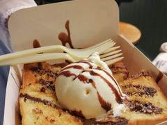 香草冰淇淋厚吐司-阿信厚吐司(曾厝垵店)