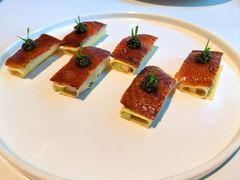 鱼籽琵琶片皮鸭佐鹅肝酱-丽轩中餐厅(广州丽思卡尔顿酒店)