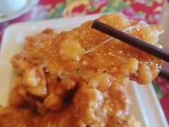 特色锅包肉-闯关东东北农家菜(崂山石老人店)
