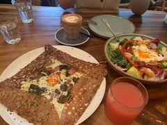 鸡蛋蘑菇熏肉荞麦可丽饼-RAC BAR(安福路店)