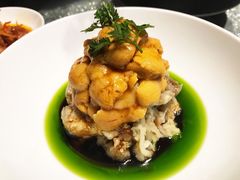 酱麻油海胆拌秋茄-杭州西子湖四季酒店·金沙厅