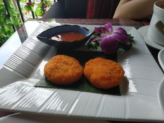 柠檬虾饼-忘忧草融合私房菜(红鼎国际店)