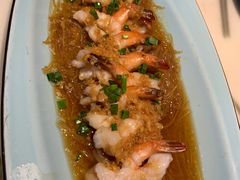 金银蒜蒸凤尾虾-绿茶餐厅(深圳龙华天虹购物中心店)