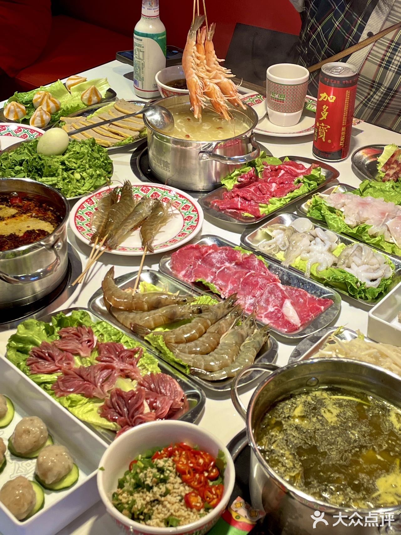 够鲜👍👍绵阳新开的现捞现煮的海鲜火锅！！