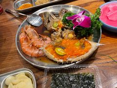 -明洞阿姨·韩式酱蟹烤肉·创意料理(三元桥店)