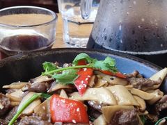 铁板菌香牛肉-天山传奇新疆菜(SKLP店)