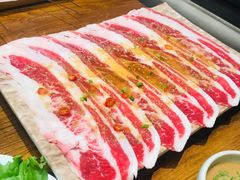 秘制牛五花-金石青云炭火烤肉店(中房上东花墅店)