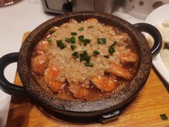 石板蒜蓉虾-小菜园新徽菜(无锡人民路红豆店)