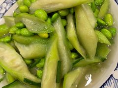 丝瓜炒毛豆-大队长大灶鹅