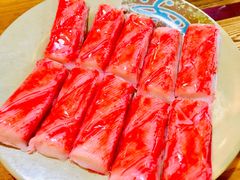 招牌生食蟹肉-东镇老火锅(长春路首店)