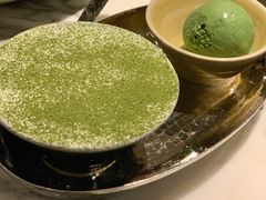 龙井提拉米苏配绿茶冰淇淋-湖滨28中餐厅·西湖宴·杭州君悦酒店